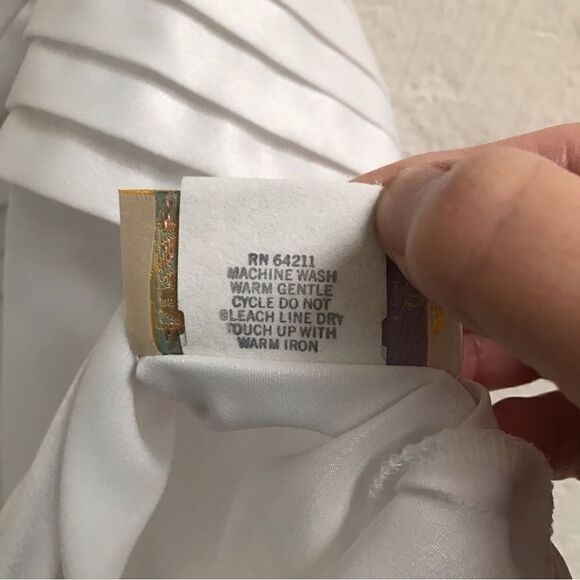 Vintage Y2K retro white satin boxy camisole top L - Picture 5 of 6